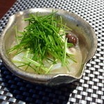 日本料理 晴山 - 具材は、あおりイカとこのわた！