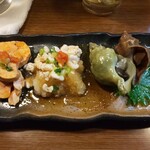 大衆酒場 竹うち - 珍味三種盛り