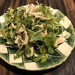 旬菜 おぐら家 - 大山鶏とクレソンのサラダ