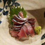 鮮魚と鰻 清流満月 野毛 - 寒鯖きずし絶妙の〆具合