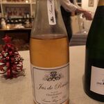 restaurant Noël - ブドウジュース。Jus de Raisin Chardonnay