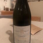 restaurant Noël - 白ワイン。Chablis Charly Nicolle
