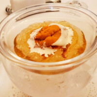 フランス料理 壺中天 - オマール海老と雲丹のコンソメジュレ　カリフラワークリーム
