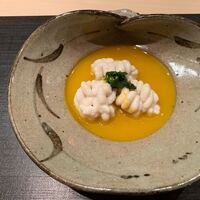 銀座 よし澤 - 【鱈白子と南瓜すり流し】◎2019/11