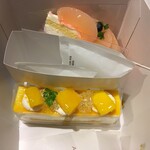 アンテノール - "桃のトルテ＆マンゴーのケーキ"