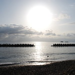 Hashimotoya - 部屋からの海。天気悪くて立山連峰は見えずでした。