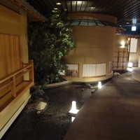 梅の花 銀座並木通店 - 店内に川