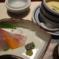 梅の花 銀座並木通店 - お造り＆茶碗蒸し