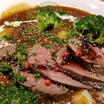 麺屋 六感堂 - ★元祖★ 鹿シチューヌードル＋鹿ロースローストトッピング