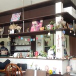 カフェ・アカリ - 美人ママさんのお着物の後ろ姿♪