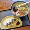 こいし亭手打ちうどん - 料理写真:牛蒡天うどん+さんま寿司