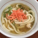 Nakau - 蒸鶏生姜あんかけうどん小350円