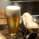 温石 - 先ずはエビスで世俗の垢を落とします