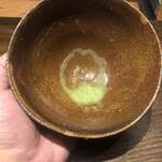 温石 - 懐石なので最後はお抹茶で