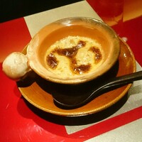 野嵯和 - =赤貝 胡麻油 卵黄とオイル 牛蒡の香り=
