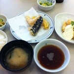 Fusou - チキン南蛮定食（天ぷらもう一品待ち）