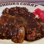 100時間カレーEXPRESS - カレーをライスにかけてのアップ…