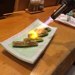 三八波 - バーナーでボォォォォ