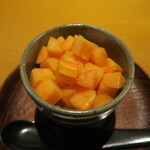 寛幸 - 柿　豆乳プリン