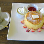 ルル洋菓子店　長瀬店 - パンケーキセット