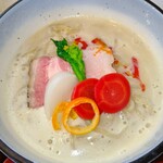 中華そば麦右衛門 - 干鰈と白味噌の中華そば@1100