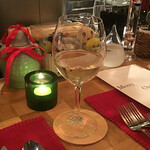 水色食堂 - 白ワインで乾杯
