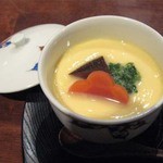 まな板の上の旬　ぽぽぽん - 黄輝卵の茶碗蒸し