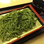 かすが茶屋 - 冷たい大和茶麺そば