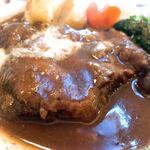 レストラン 多賀 - ビーフシチューの肉のアップ