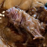 レストラン 多賀 - ビーフシチュー肉の断面
