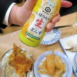 立呑み 晩杯屋 - 野菜天には生ぽん酢