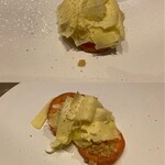 春香楼 - 芽室宇佐美さんの札幌太人参、香林農園のコタンと合わせて。盛り付け2種