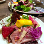 オステリア セーザモ - サラダ＆カルパッチョ