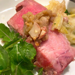 オステリア セーザモ - 低温徴した豚肉