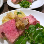 オステリア セーザモ - 低温調理した豚肉