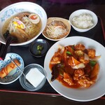 台湾料理 福佑楼 - 酢豚定食 1,080円
