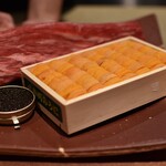 窯焼き割烹 黒泉 - 雲丹とキャビア