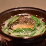 窯焼き割烹 黒泉 - クエしゃぶ