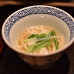 窯焼き割烹 黒泉 - 稲庭うどん