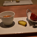 窯焼き割烹 黒泉 - デザート三種