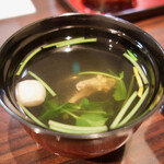 うなぎ 魚政 - 肝吸い 250円