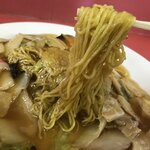 永楽 - あんかけ焼きそば＠700円大盛り+100円
