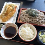 わらべ - 《天ざる黒米うどん定食》税込1,150円