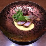 料理とワイン じょかーれ - のどぐろのカツレツ にんにくとサフランのマヨネーズソース