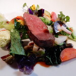 モトイ - イベリコ豚の炭火焼き たっぷりの野菜とともに