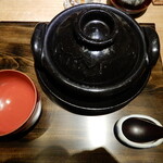 御料理 光安 - 津居山産セコガニと小蕪の小鍋仕立て