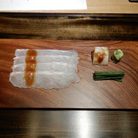 御料理 光安 - 明石産ひらめ造り
