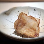 菊鮨 - 河豚の唐揚げ・・秘密の衣が美味しくて。