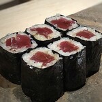 菊鮨 - 追加：鉄火巻き・・美味しいと。