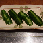 まこと - きゅうりの浅漬け、300円